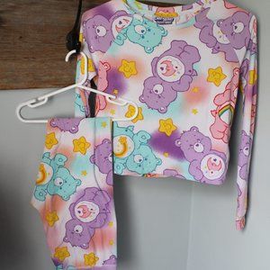 Care Bears soft Pajama Set Size Large 14/16 Girls